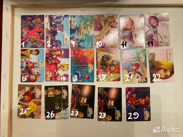 Карточки винкс / winx club из пакетиков в Владимире, цена 50 руб ...