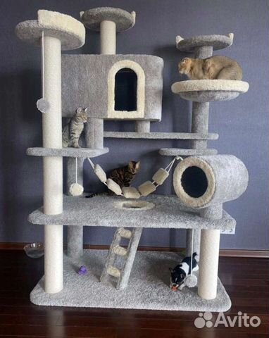 Когтеточка, домик для кошек