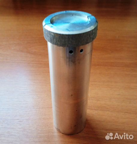 Тубус для ключей алюминиевый, печать на дверь