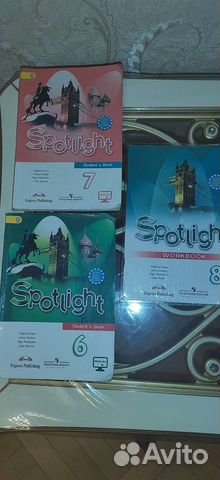 Учебники английского языка 6,7,8 класс