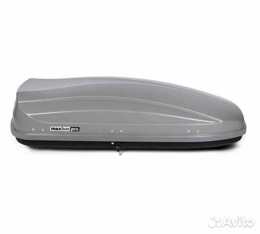 Автобокс на крышу MaxBox PRO 460 серый матовый