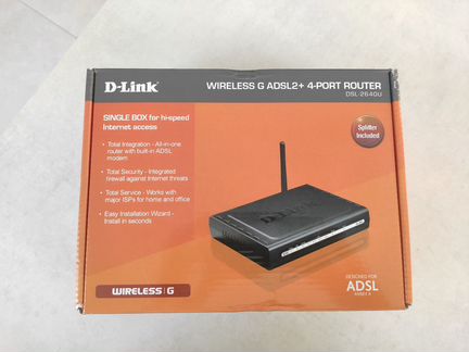 Wi-Fi роутер D-link DSL-2640U