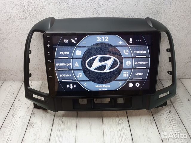 Магнитола Hyundai Santa Fe 2 на android IPS экран