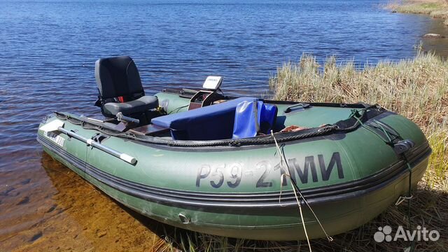 Надувная лодка solar 380 + Tohatsu 18