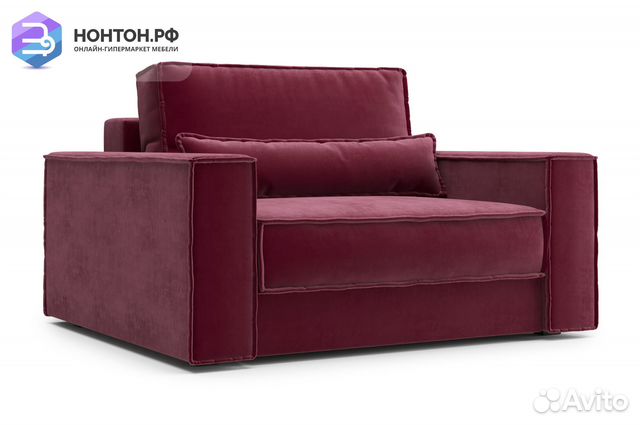 Кресло тик-так Сохо бордовое