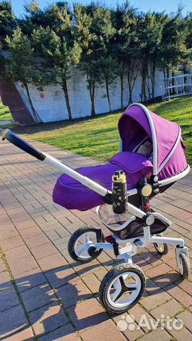 Коляска Silver Cross Surf 2в1 на белой раме