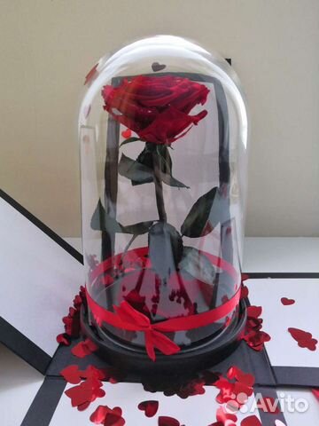 Роза в колбе