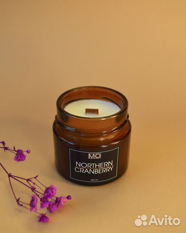 Ароматическая свеча 100 мл, ручная работа