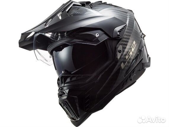 Off road шлем LS2 MX701 C explorer solid carbon