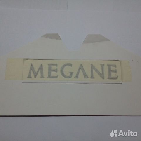 Надпись megane для renault megane II