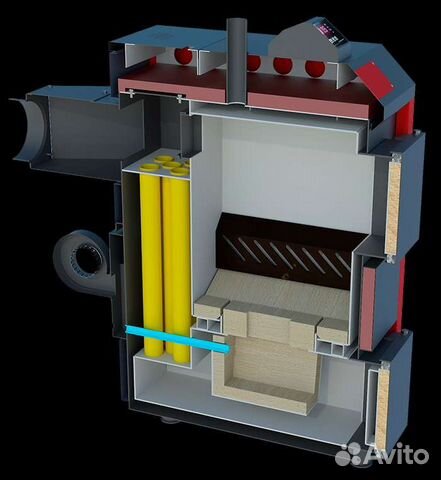 Готовый проект пиролизного котла, чертежи