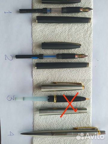 Ручки перьевые и шариковые