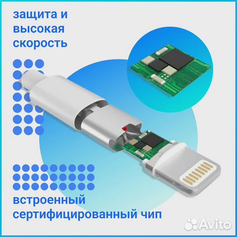 Кабель для зарядки iPhone 5,SE,6,7,8,X/10