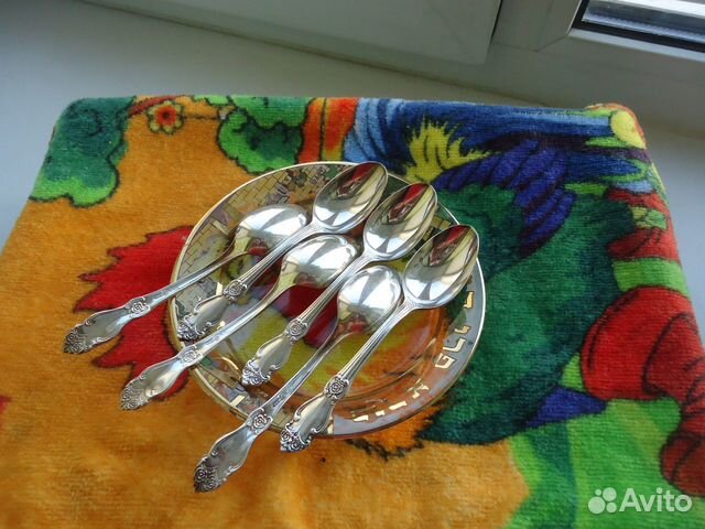 Набор кофейных ложечек времен СССР