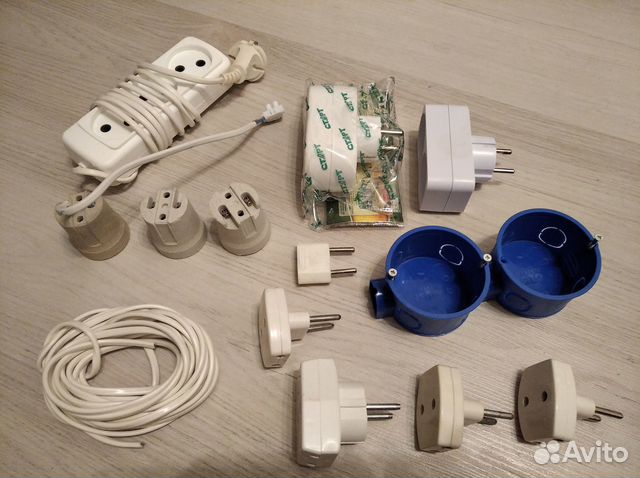 Розетки тройники, патрон, удлинитель, короб, вилка купить в Москве ...