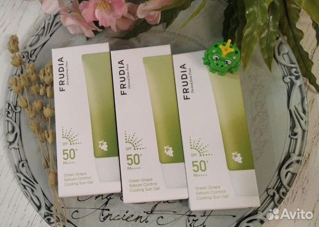 Frudia green grape sebum. Frudia солнцезащитный гель с зеленым виноградом себум контроль spf50+/pa ++++.