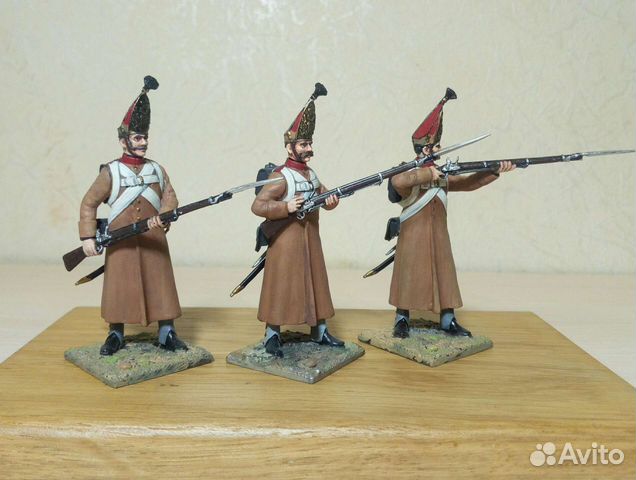 Оловянная миниатюра 54 мм Наполеоника 1812 Россия