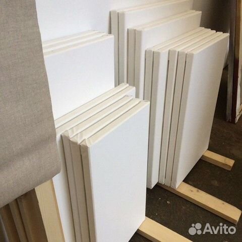 Холст на подрамнике грунтованный