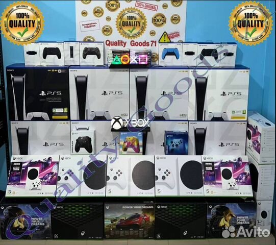Игровые приставки Xbox S/Xbox X/Sony PS5 Новые