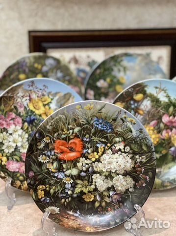 Настенные Тарелки гдр, дикая природа