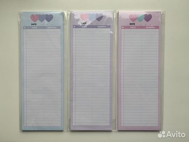 Бумага листы для слов заметок vocabulary list