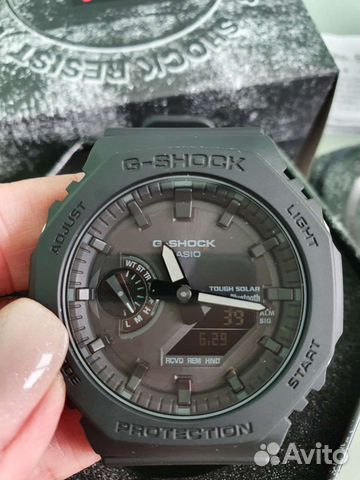 Часы Casio G-Shock GA-B2100-1A1 Сол. бат +блютус