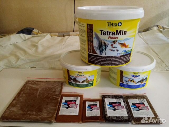Корм Tetra Min хлопья, таблетки и заморозка