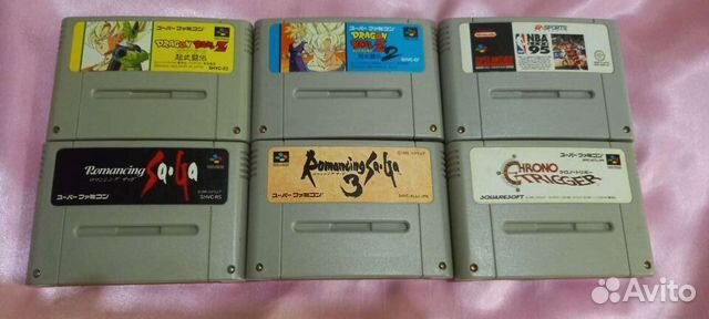Картриджи для Super Famicom