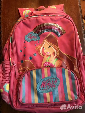 Рюкзак детский. Ранец. Club Winx розо