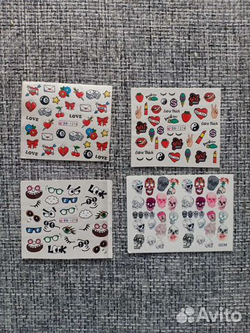 Слайдеры наклейки для ногтей