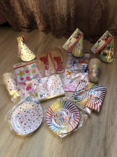 Одноразовая праздничная посуда