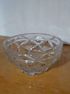 Салатница хрустальная СССР