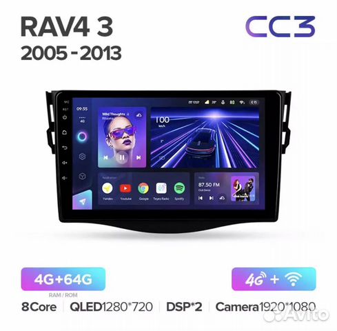 Teyes cc3 rav4 xa30