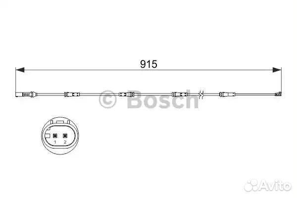 Датчик износа диск.колодки