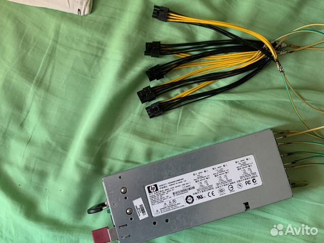 Серверный блок питания hp dps800gb a (распаян)