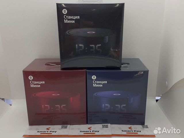 Яндекс станция мини с часами