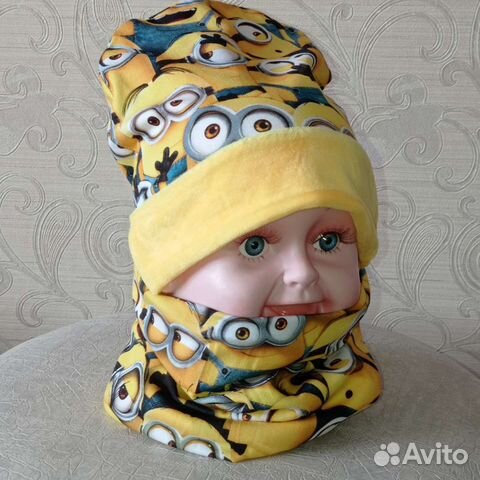 Шапка+снуд новые