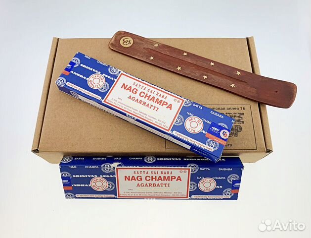 Набор благовоний Satya Nag Champa 2 упаковки по 40