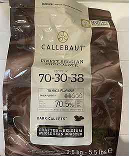 Шоколад callebaut темный 70-30-38 2,5 кг
