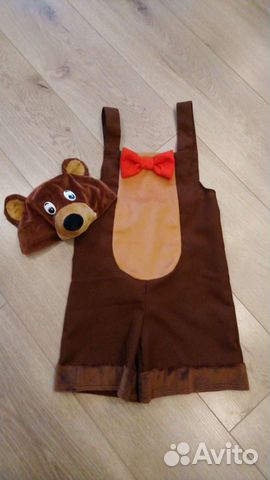 Прокат карнавального костюма медведя