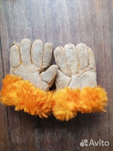 Перчатки детские меховые зимние