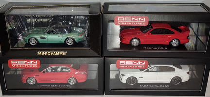 BMW M5 E60, 760 F02, 850 1/43