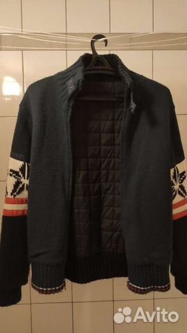 Кардиган мужской тёмно-синий