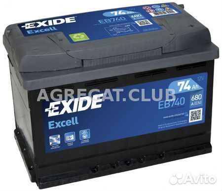 Аккумулятор exide eb740