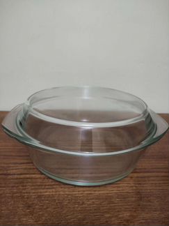 Кастрюля жаропрочная simax (Чехия) с крышкой