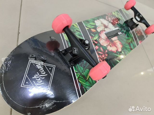 Скейтборд трюковой Tech Team X-Game Flowers Новый