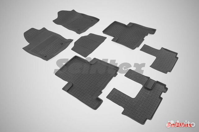 Резиновые коврики для Haval H9 (3 ряда)