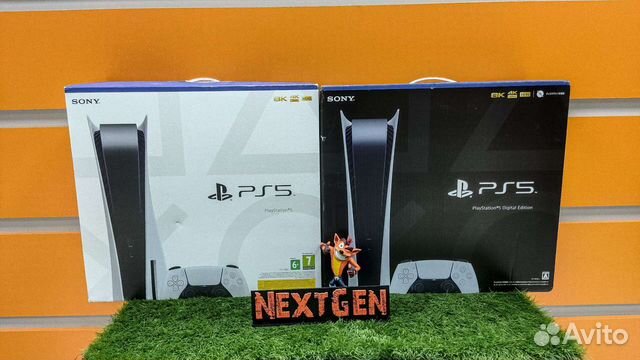 Новые Sony Playstation 5 Digital и Bluray