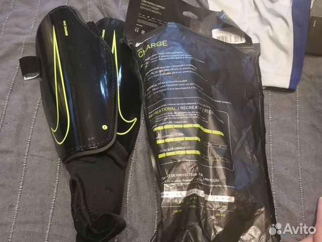 Щитки футбольные nike с защитой голеностопа