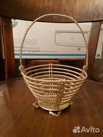 Вазочка - корзинка для кондитерских изделий